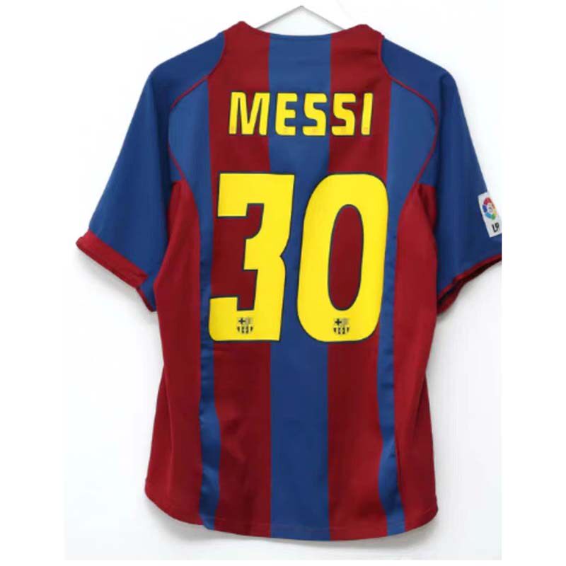 Messi Jersey Barcelona Retro Football Shirt Ronaldinho Puyol