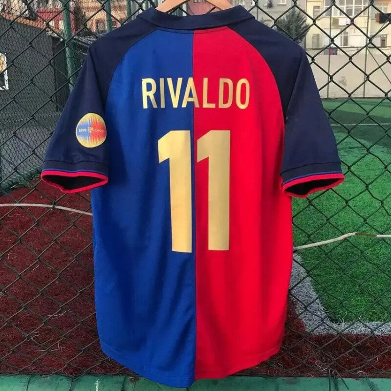 Messi Jersey Barcelona Retro Football Shirt Ronaldinho Puyol